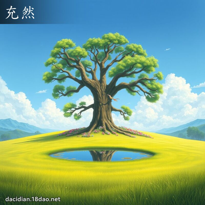 充然 - 国语大辞典配图