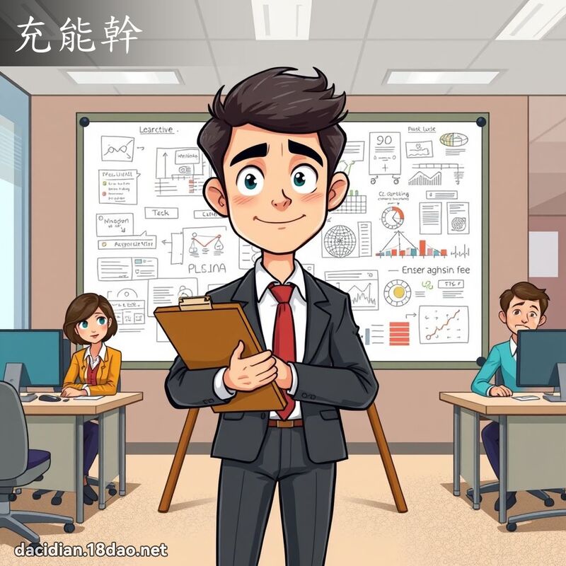 充能干 - 国语大辞典配图