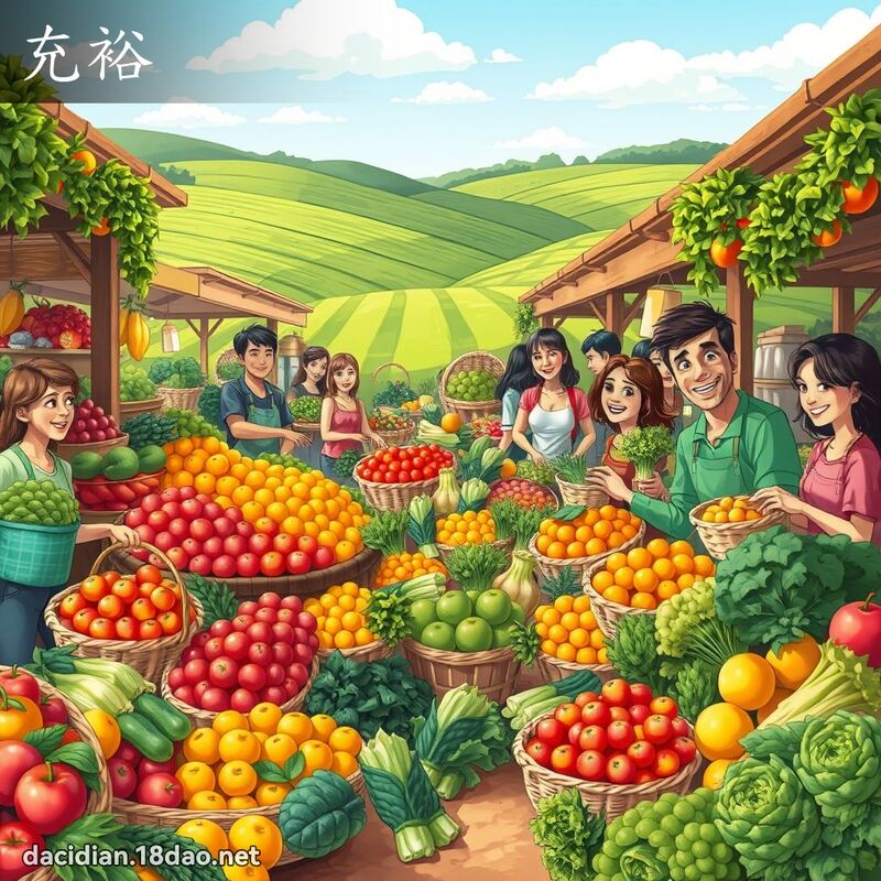 充裕 - 國語大辭典配圖