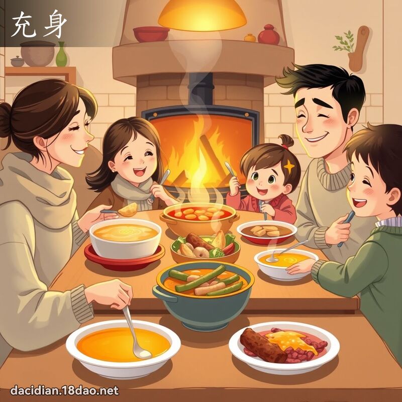 充身 - 國語大辭典配圖