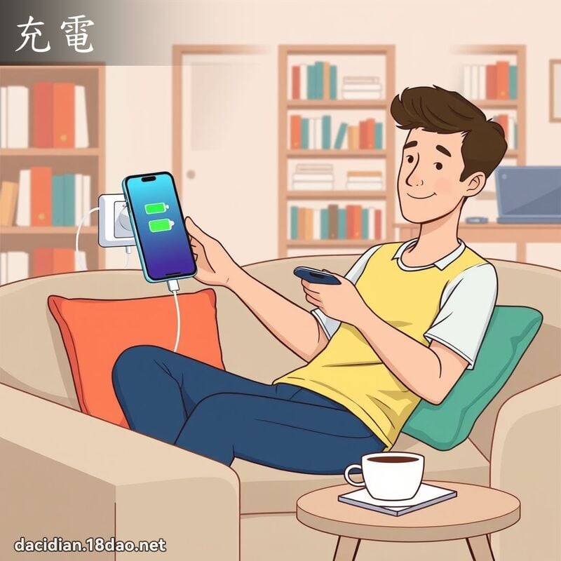 充电 - 国语大辞典配图