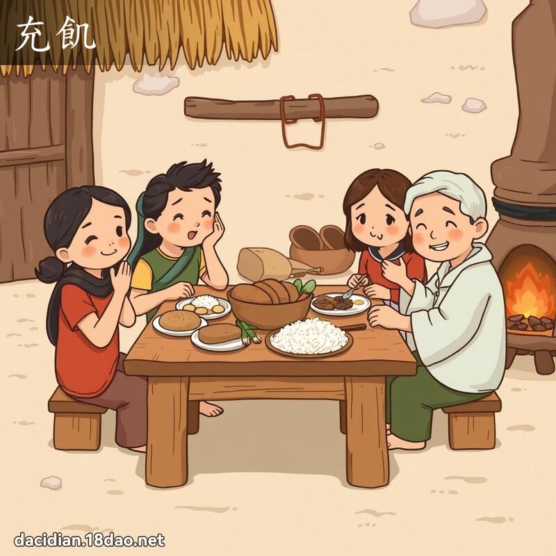 充飢 - 國語大辭典配圖