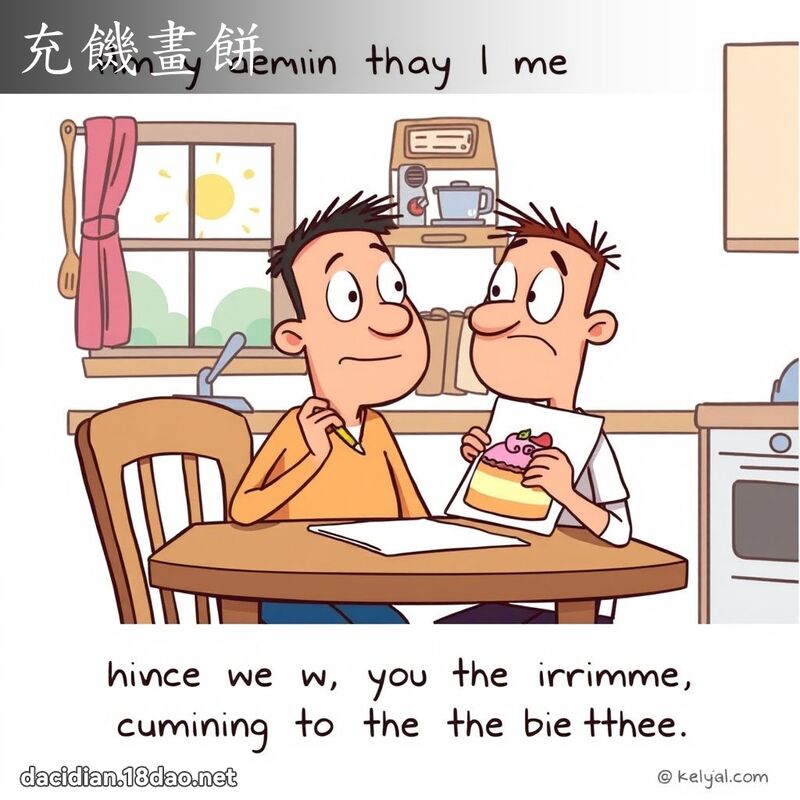 充饑畫餅 - 國語大辭典配圖