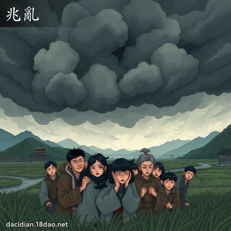 兆亂 - 國語大辭典配圖