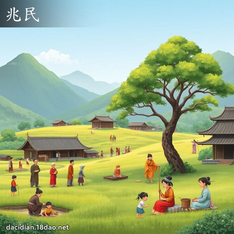 兆民 - 国语大辞典配图