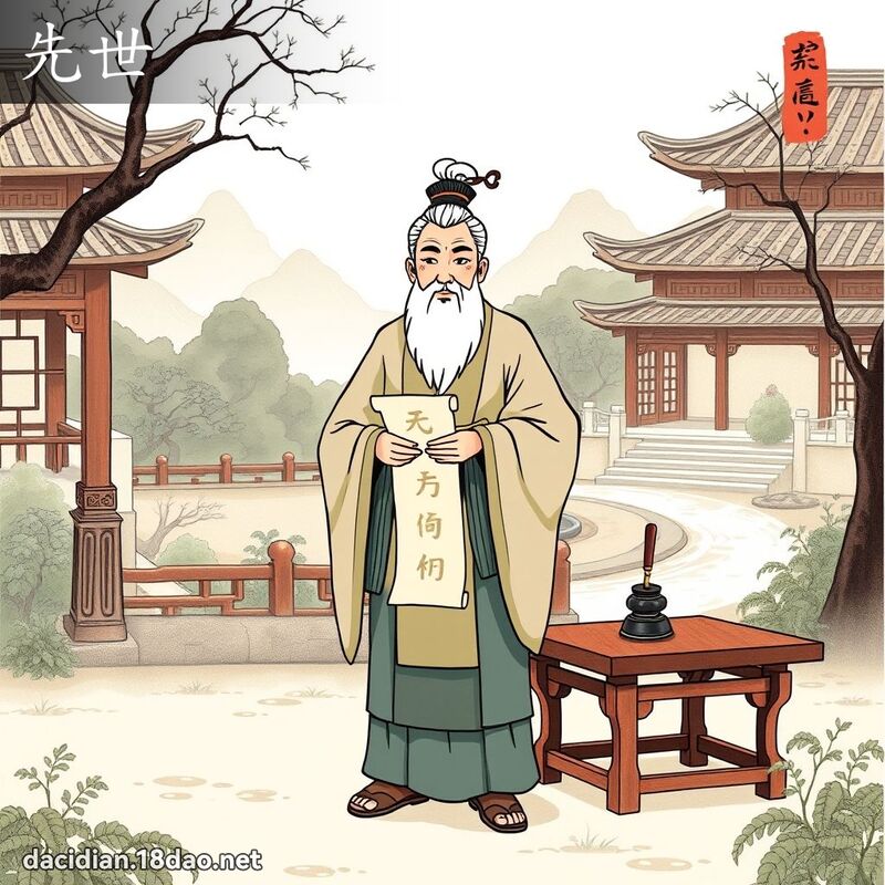 先世 - 国语大辞典配图