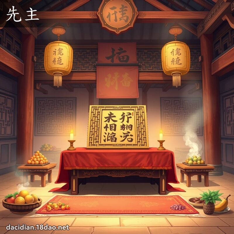 先主 - 國語大辭典配圖