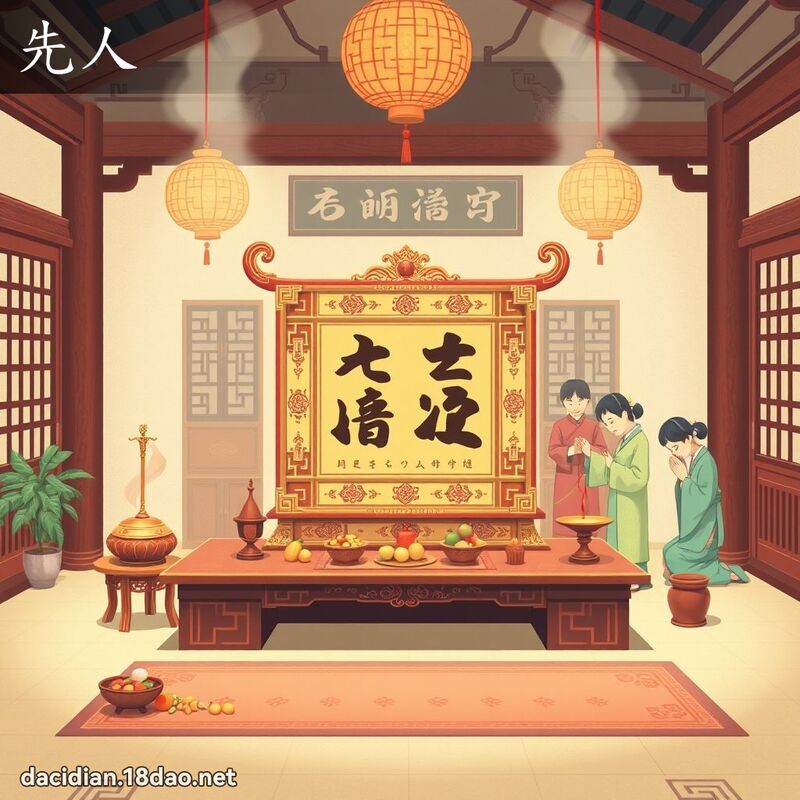 先人 - 国语大辞典配图