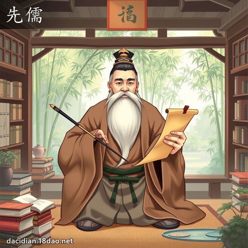 先儒 - 国语大辞典配图
