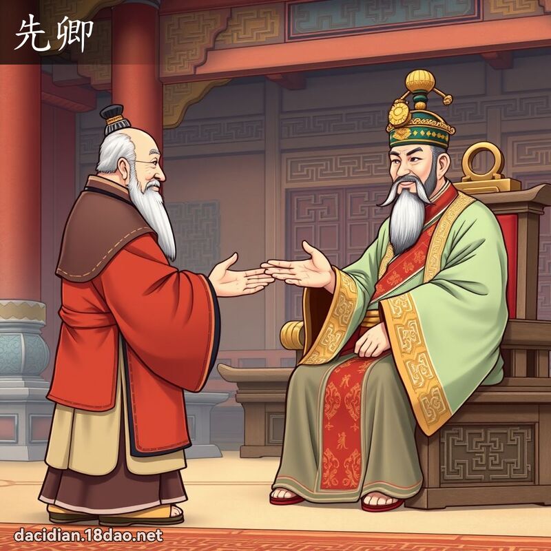 先卿 - 國語大辭典配圖