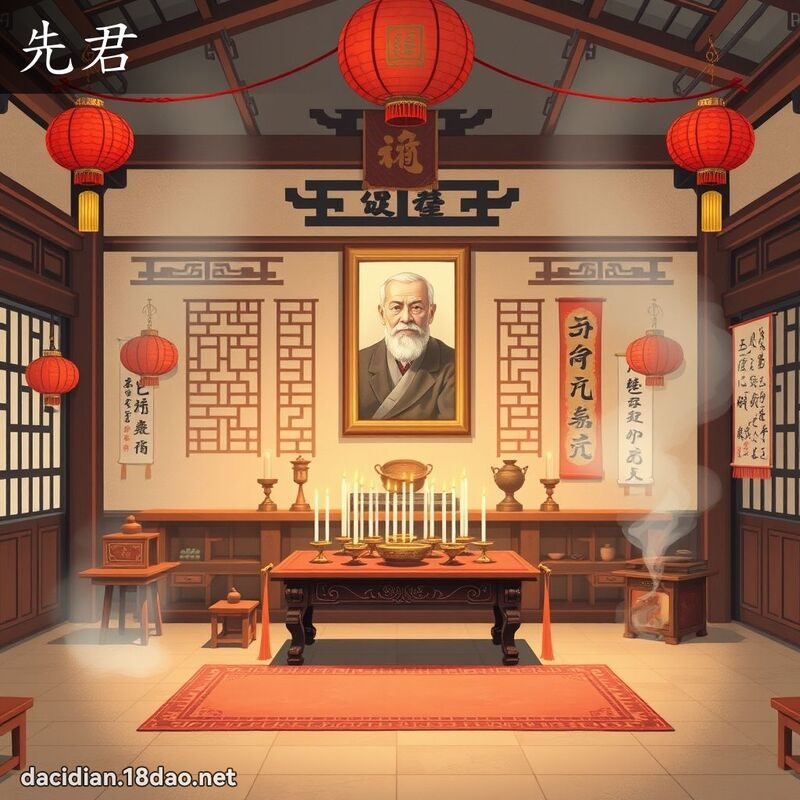 先君 - 國語大辭典配圖