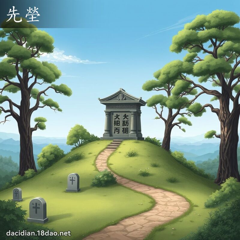 先塋 - 國語大辭典配圖
