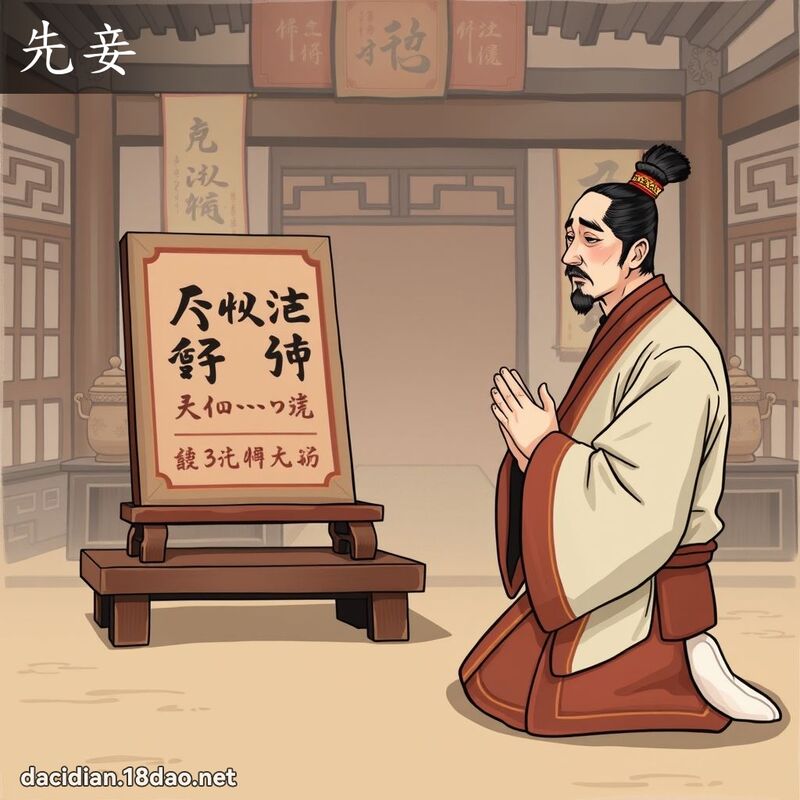 先妾 - 国语大辞典配图