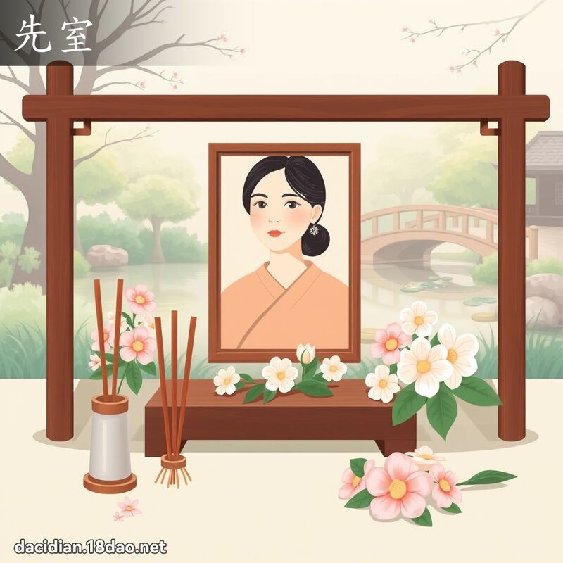 先室 - 国语大辞典配图