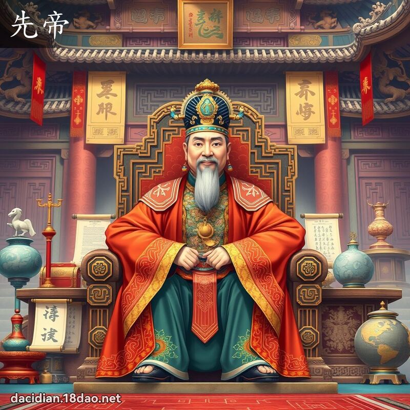 先帝 - 國語大辭典配圖