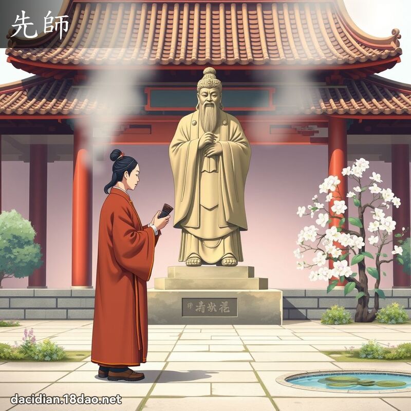 先師 - 國語大辭典配圖