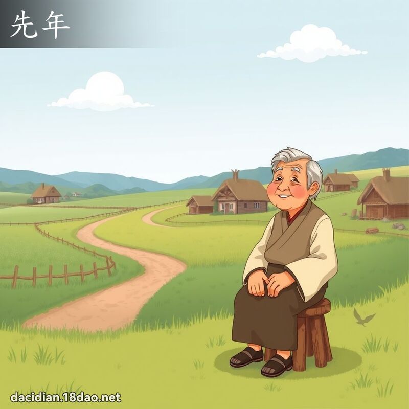 先年 - 國語大辭典配圖
