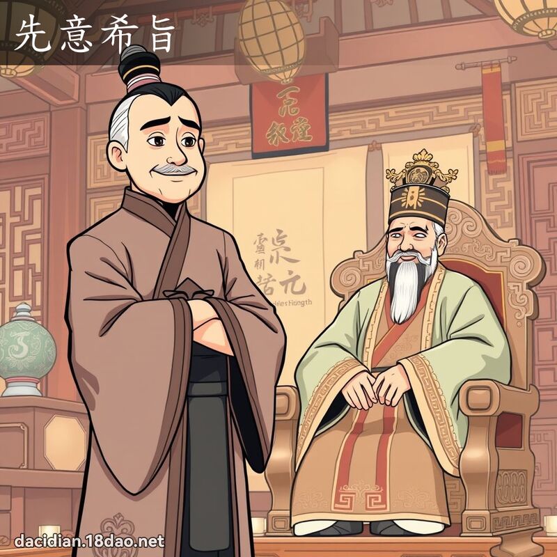 先意希旨 - 國語大辭典配圖