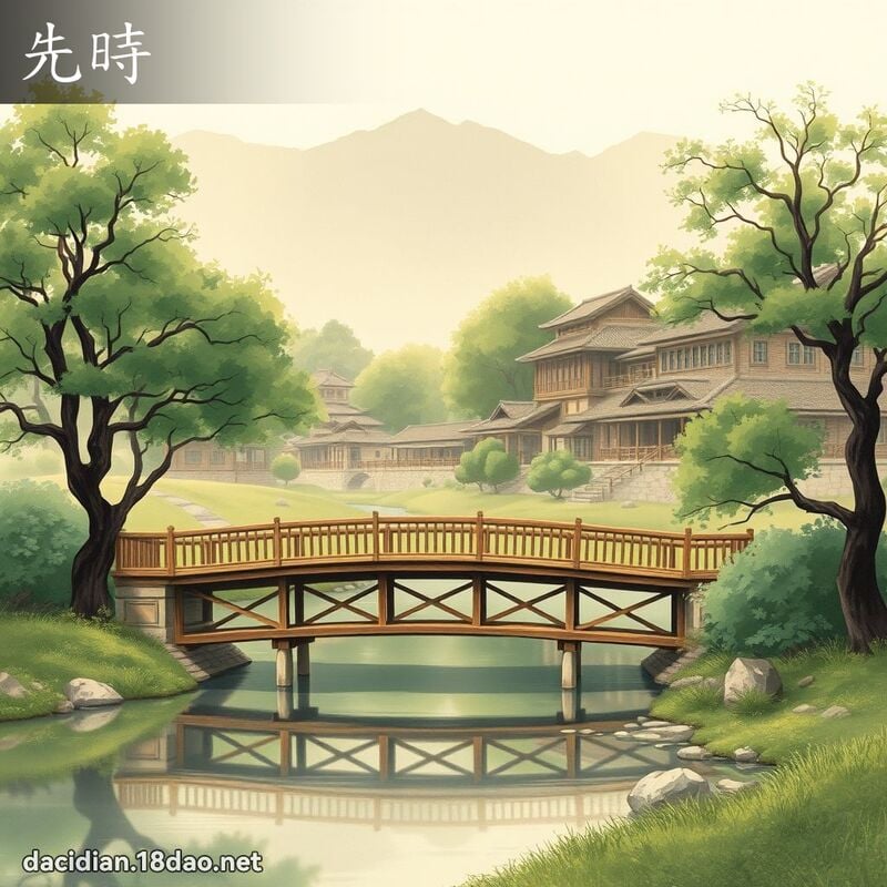 先時 - 國語大辭典配圖