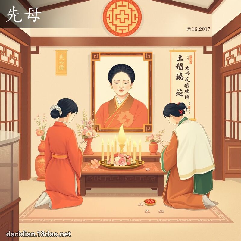 先母 - 国语大辞典配图