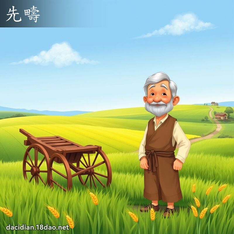 先畴 - 国语大辞典配图