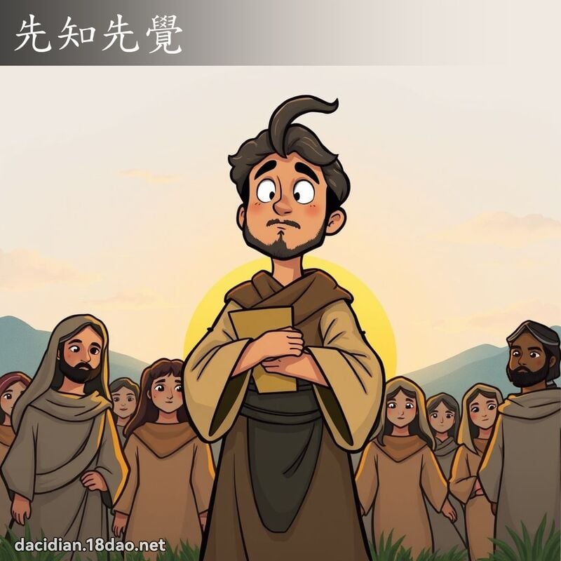 先知先覺 - 國語大辭典配圖