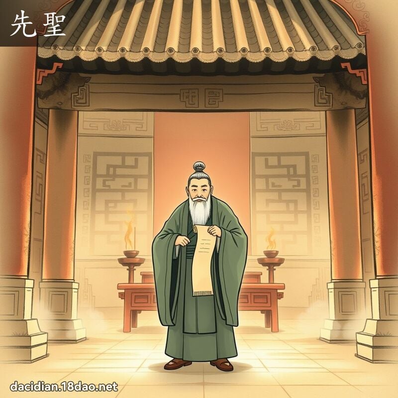 先聖 - 國語大辭典配圖