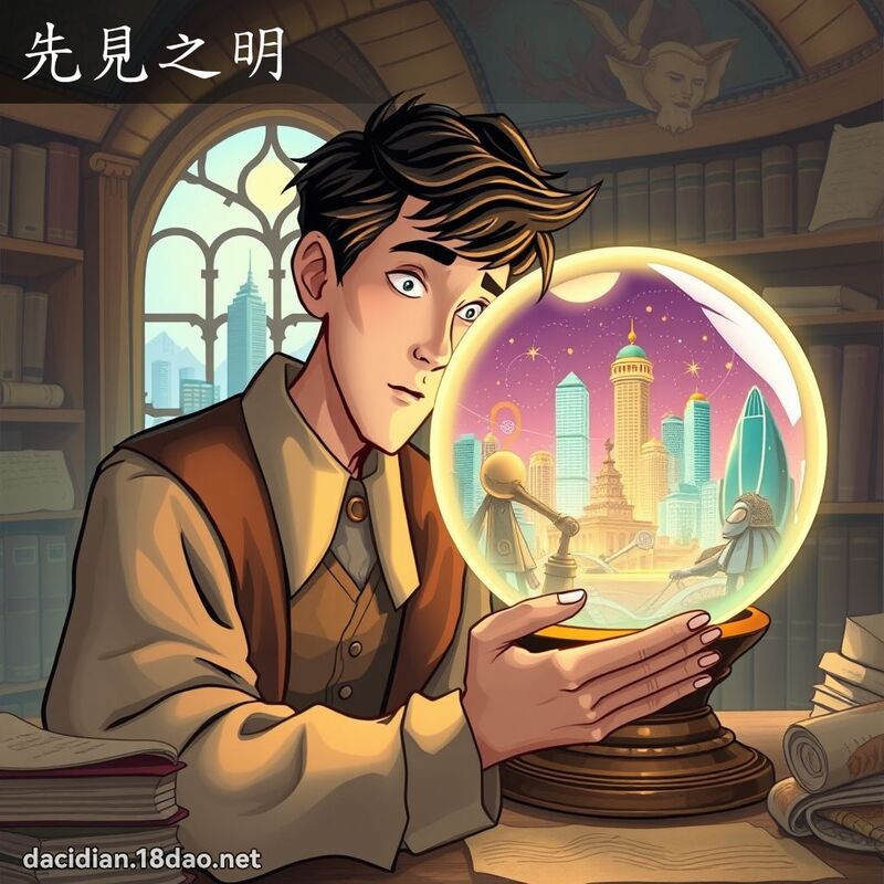先見之明 - 國語大辭典配圖