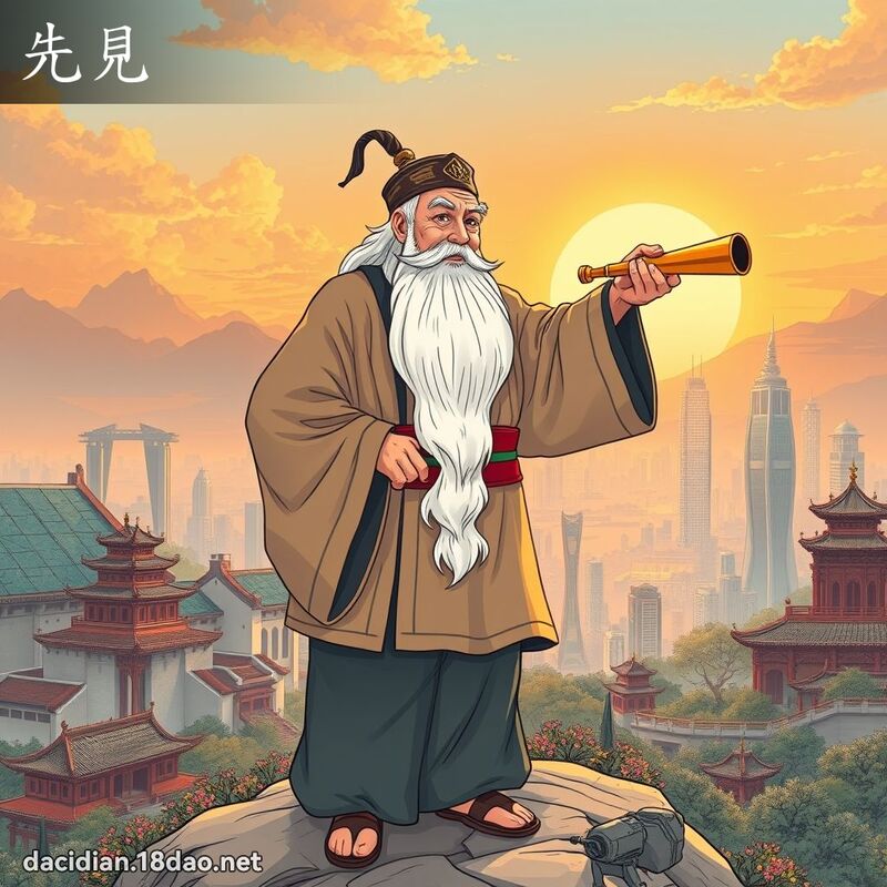 先見 - 國語大辭典配圖