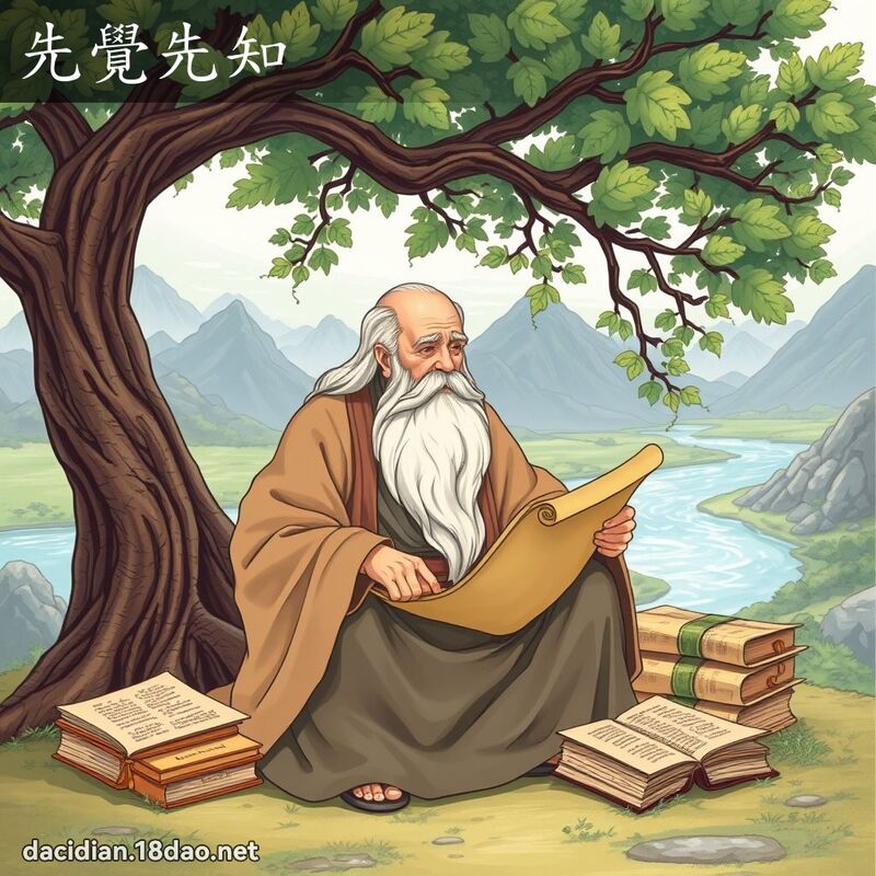 先覺先知 - 國語大辭典配圖