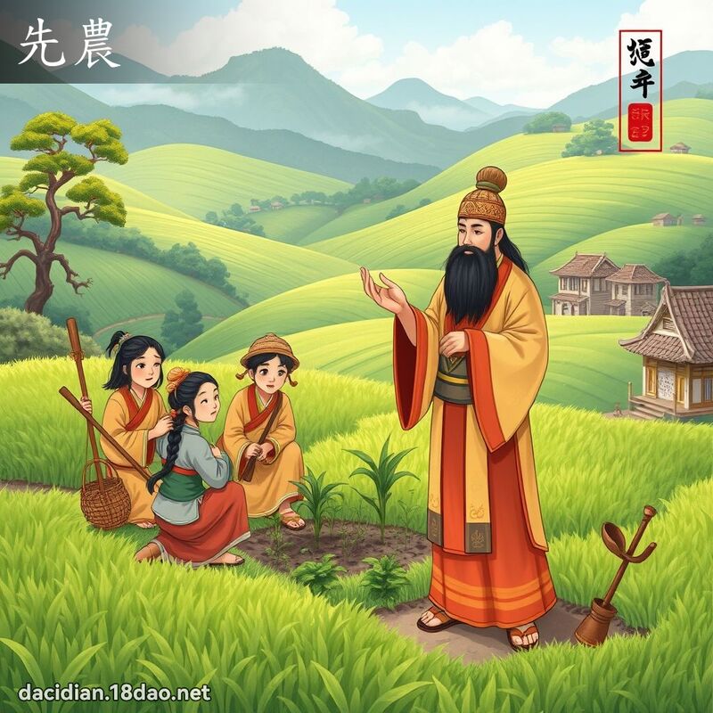 先农 - 国语大辞典配图