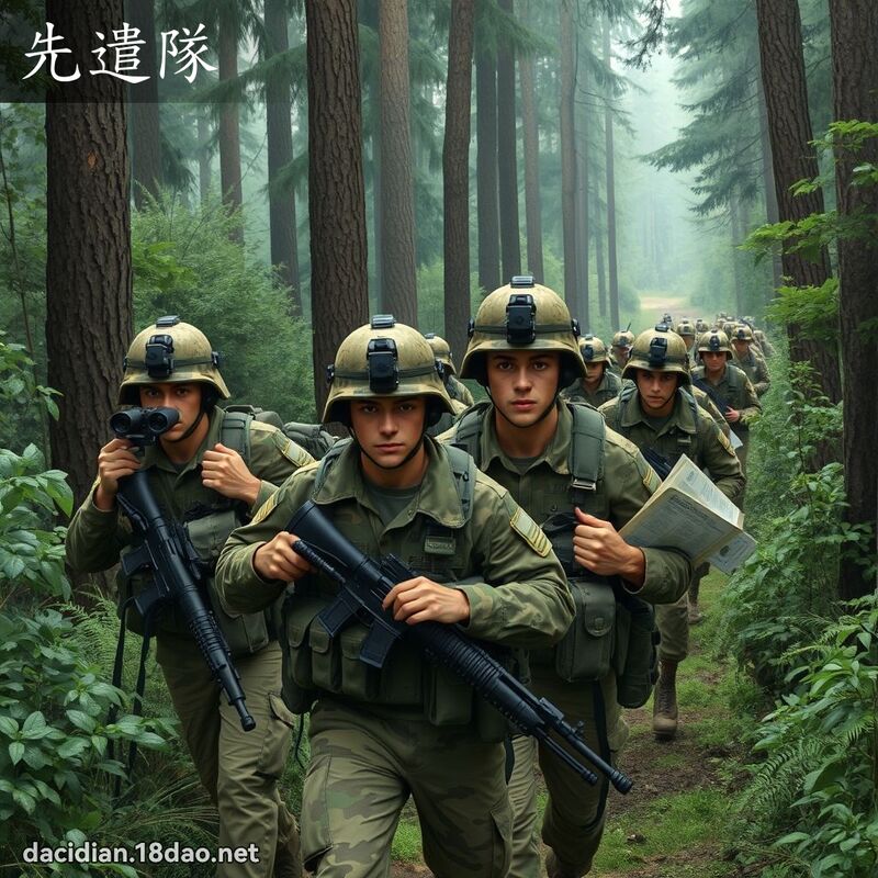 先遣队 - 国语大辞典配图