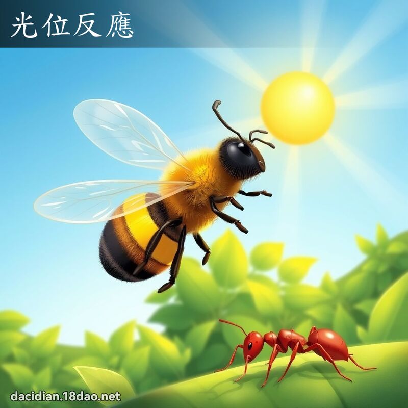 光位反应 - 国语大辞典配图