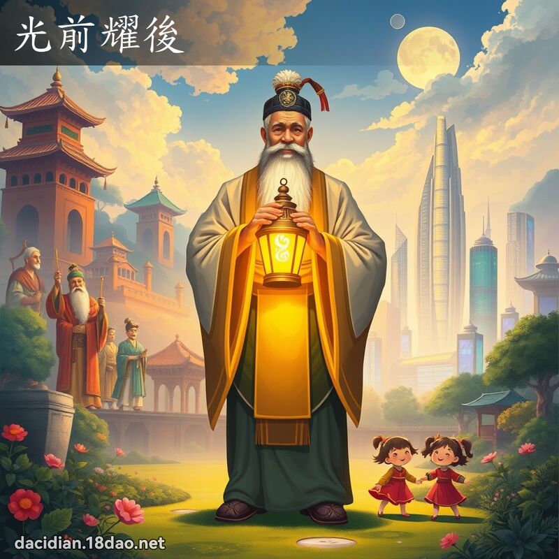 光前耀后 - 国语大辞典配图