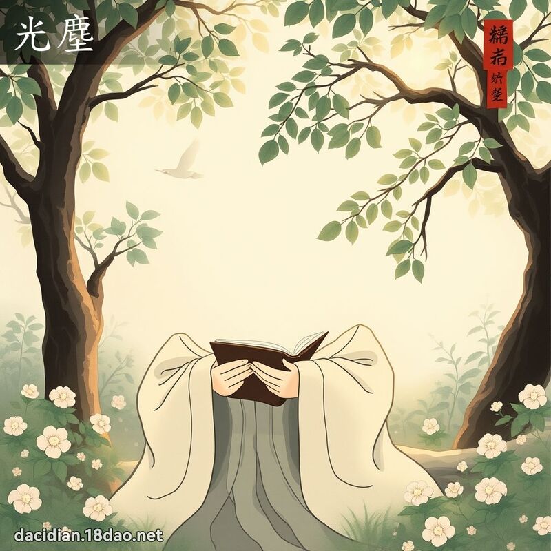 光塵 - 國語大辭典配圖