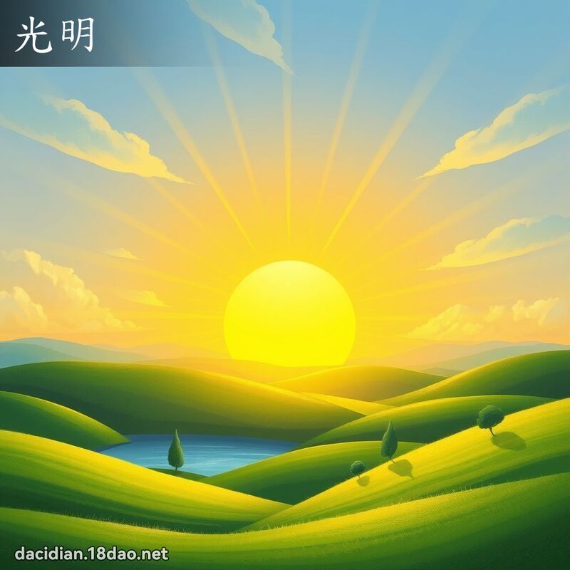 光明 - 國語大辭典配圖