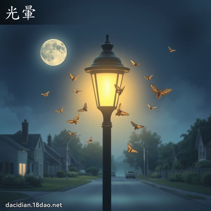 光暈 - 國語大辭典配圖