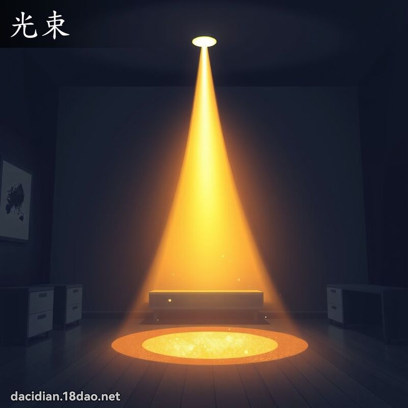 光束 - 国语大辞典配图