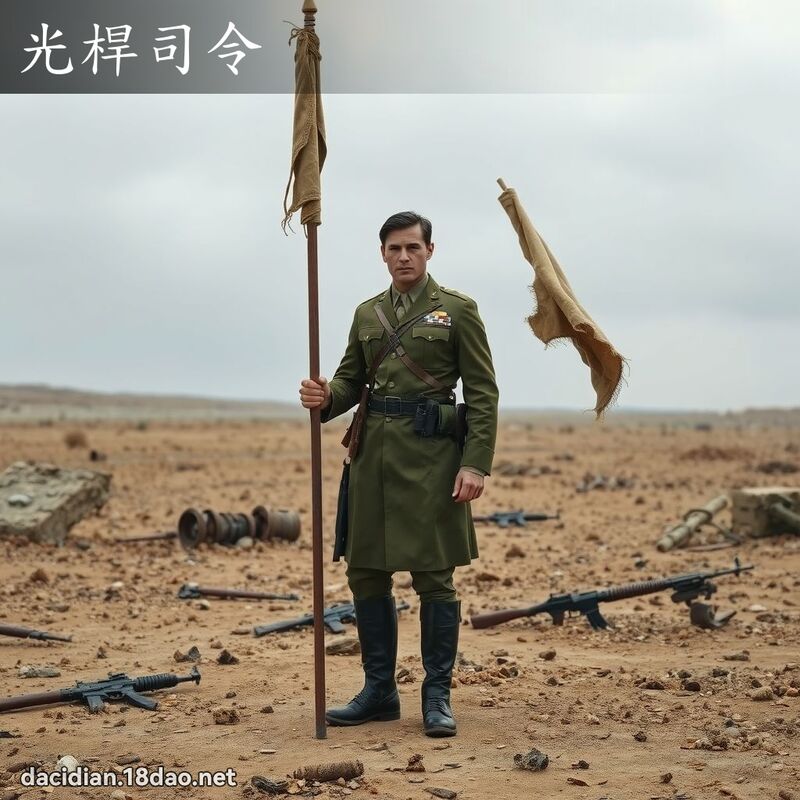 光桿司令 - 國語大辭典配圖