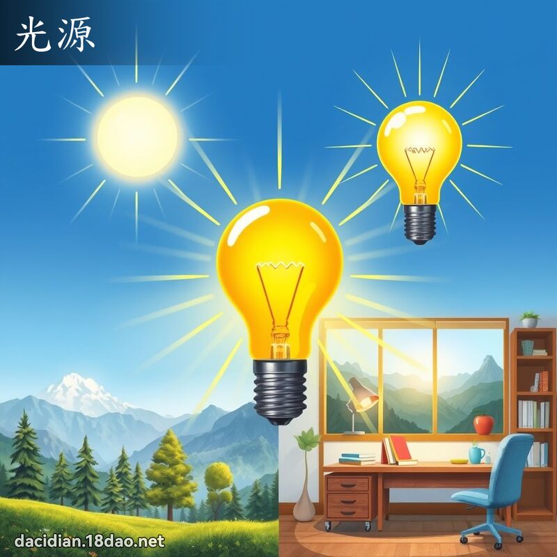 光源 - 國語大辭典配圖