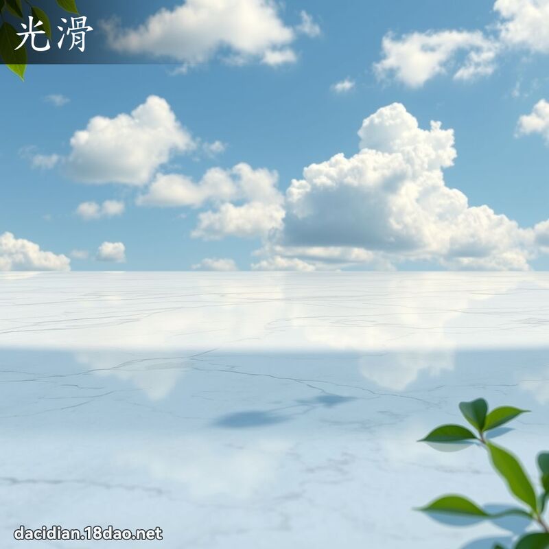 光滑 - 國語大辭典配圖