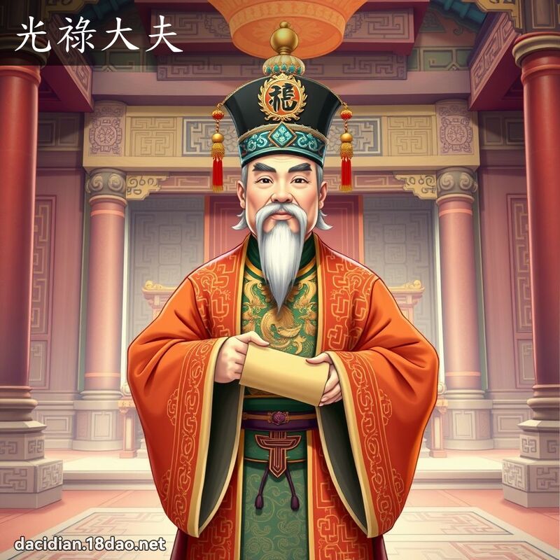 光祿大夫 - 國語大辭典配圖