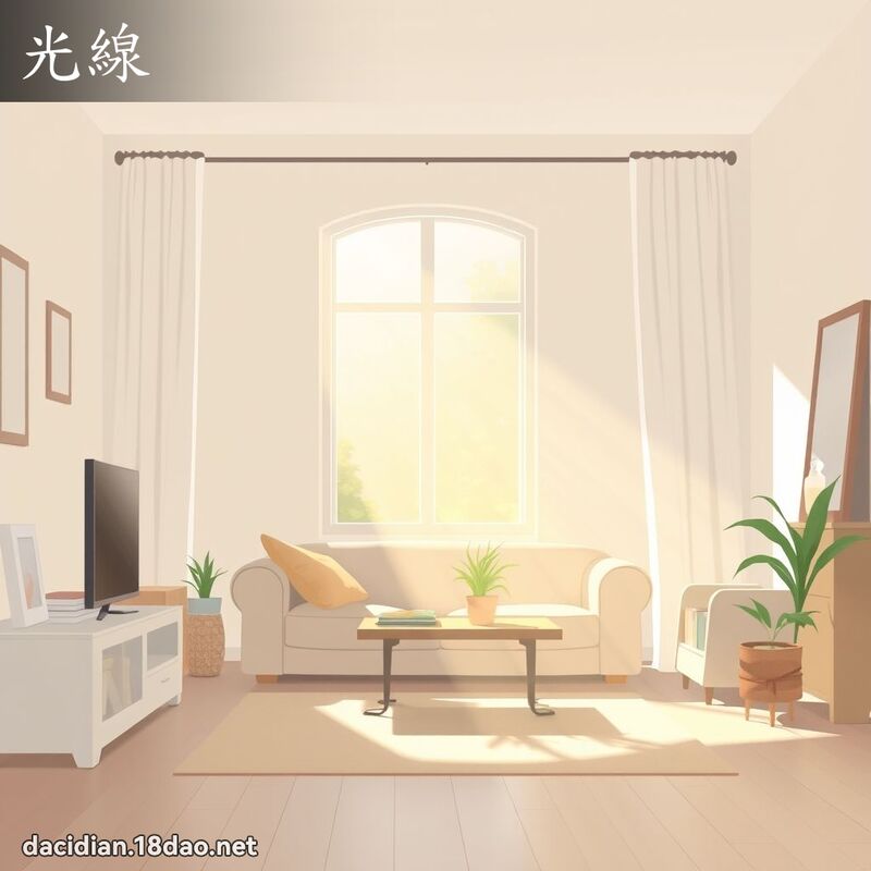 光線 - 國語大辭典配圖