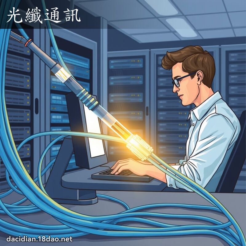 光纤通讯 - 国语大辞典配图