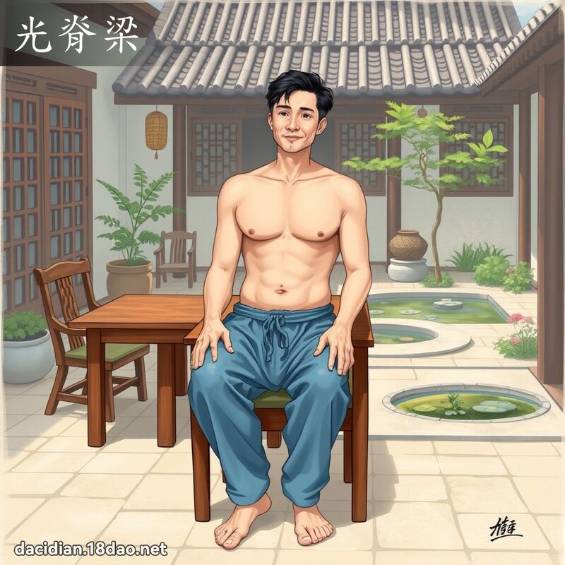 光脊梁 - 國語大辭典配圖
