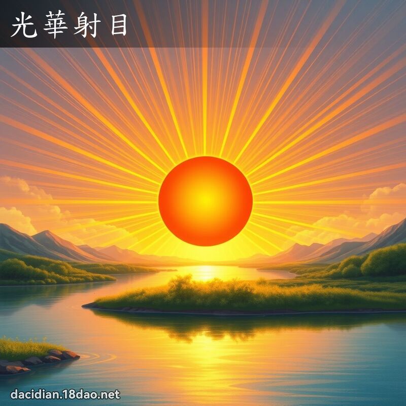 光华射目 - 国语大辞典配图
