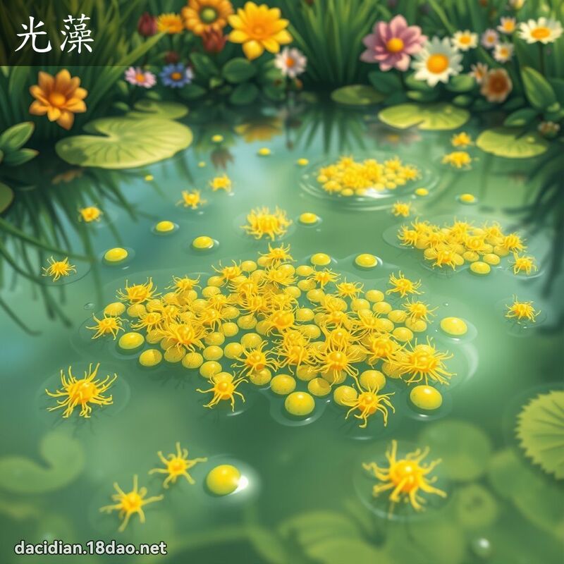 光藻 - 国语大辞典配图