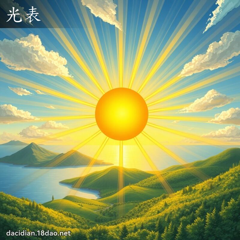 光表 - 国语大辞典配图