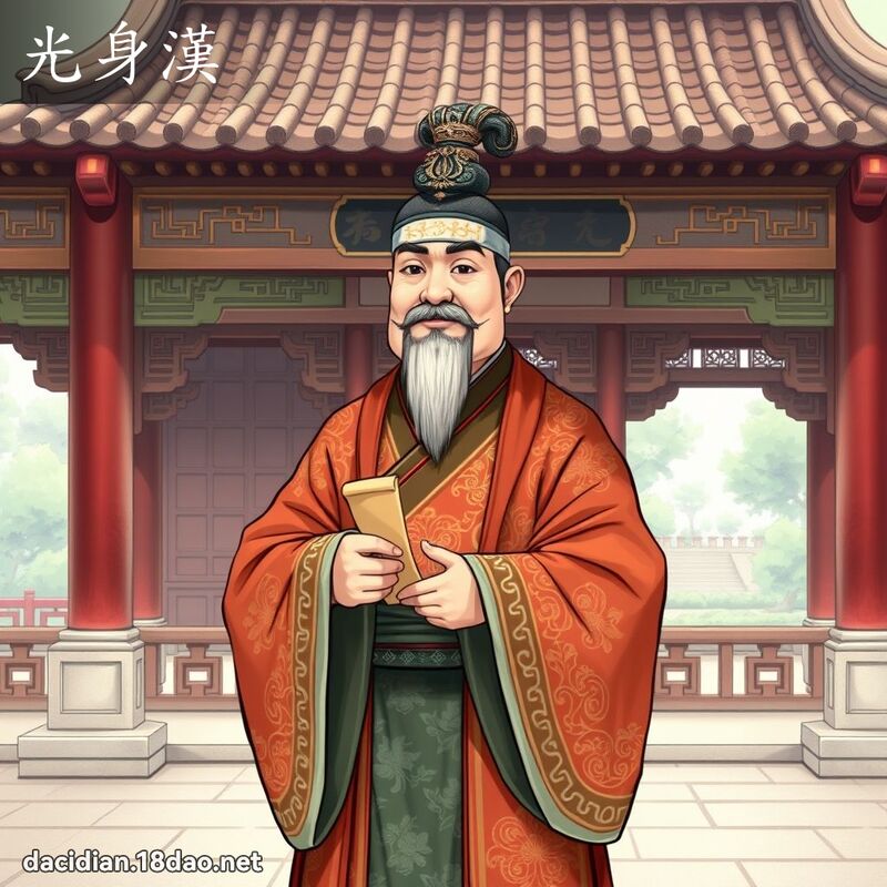 光身漢 - 國語大辭典配圖