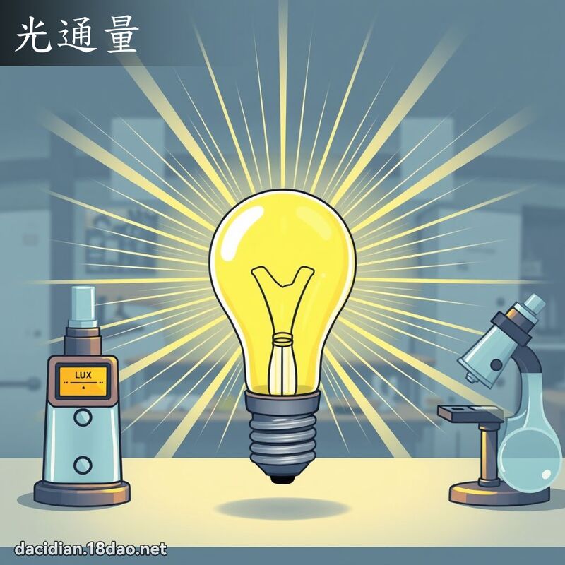光通量 - 國語大辭典配圖